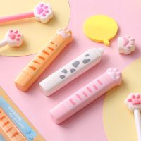 5m*5mm Cat Paw Design Correction Tapes Double Head White Out Correction Band Kawaii Korean Stationery for School Office Supplies Correction Liquid Pen