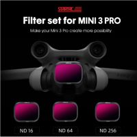 ชุดฟิลเตอร์เลนส์กล้อง ND16 ND64 ND256 ND ไล่โทนสี สําหรับโดรน DJI Mini 3 Pro DJI Mini 3