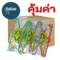 Kudzun ไม้แขวนเสื้อ ตราจระเข้ ลวดอย่างหนา ขายยกลัง # 777(120 ชิ้น)