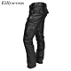 Steampunk Motorbike Style Side Lace Up Leather Pants Black Gothic Punk Jeans Cowboy Biker Rock Reenactment Trouser For Men