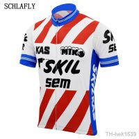 【hot】△✶☄  sem jersey black red white summer short sleeve tour bike old road schlafly