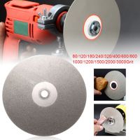 2021 New 6 quot; 150mm 80 3000 Grit Diamond Coated Flat Lap Grinding Wheel Disc Polishing Tool for Jewelry Glass Rock