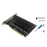 4-Disk NVME RAID PCI-E X16 Card Array Expansion Card Support M. 2 NVME Protocol SSD M.2 PCI-E Equipment