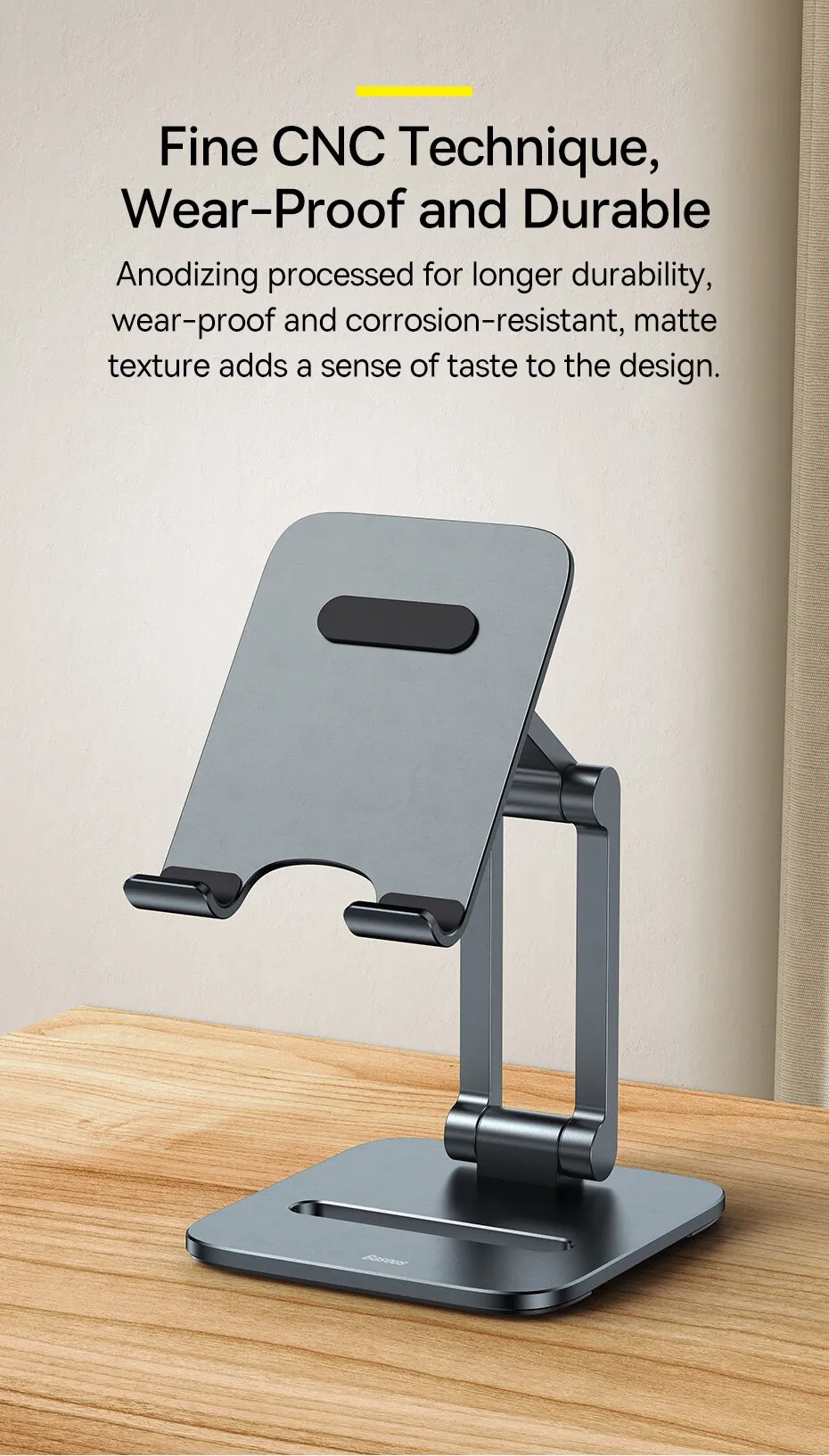 Buy Baseus Desktop Biaxial Foldable Metal Stand Price In Pakistan available on techmac.pk we offer fast home delivery all over nationwide.