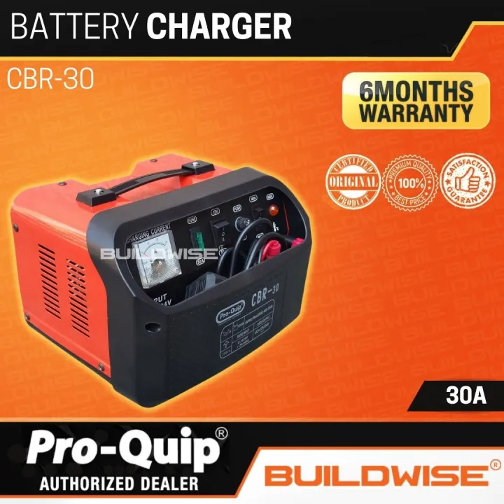 ProQuip Battery Charger 30 Amperes CBR30「BUILDWISE®」 Lazada PH