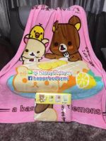 MOH_ผ้าห่ม  ขนมิ้ง ฟลีซ(Fleece Blanket)  เนื้อนุ่ม ลายการ์ตูน ยี่ห้อ JHC ลิขสิทธิ์แท้ 100% งานเผ้าห่มกันหนาว  ผ้าห่มพกพา