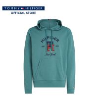 Tommy Hilfiger เสื้อฮู้ดดี้ผู้ชาย รุ่น MW0MW30017 MB6 - สีเขียว