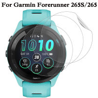 ฟิล์มไฮโดรเจลสำหรับ Garmin Forerunner 265 265S สมาร์ทวอทช์ชัดเจนแบบ HD นิ่มฝาครอบป้องกันสกรีนทีพียูฟิล์มป้องกันไม่ใช่กระจก