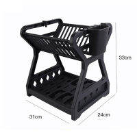 2 Layers Kitchen Drying Rack Plates Dishes Drainer Holder Organzier Shelf Stand Kitchen Storage Organization Home Accessories