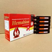 Hemabion giúp bổ sung sắt, acid folic giúp thai nhi phát triển khỏe mạnh