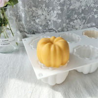 6 Pumpkin Candle Home Decoration Scented Pastry Cake Halloween Pumpkin Mold Silicone Mold