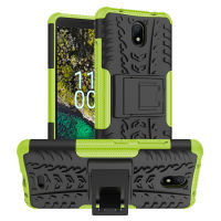 เคส Nokia C100 Case หรูหรา PC + TPU Stand Armor ShockProof