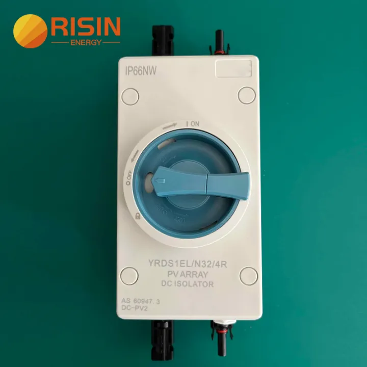 High Performance Risin Outdoor Safety Pv Switch 32a 1200v 4p Rotary