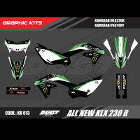 -สติ๊กเกอร์วิบาก KAWASAKI 230R 2020 ทั้งคัน สติ๊กเกอร์เคลือบเงา สุดคุ้ม