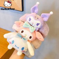 Cinnamoroll Sanrio Kuromi Melody Purin Y2k Kawaii Ikat Rambut Wanita Cuci Muka Masker Wajah Ikat Kepala Gaya Korea Ikat Kepala