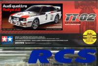 ? TAMIYA 58667 ชุดคิท TT-02 บอดี้ AUDI QUATTRO RALLYE A2 ชุดคิทรถบังคับวิทยุ