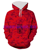 （xzx  31th）  (all in stock xzx180305)Man chester-United Premier League 3D full printing high-quality customizable 2023 new Hoodie 15