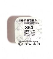 ถ่านกระดุม Renata 364 / SR621SW Swiss Made 1 ก้อน