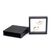 Black Suspended Drawer Box Earrings Necklace Ring Storage Jewelry Box PE Film Jewelry Packaging Box Drawer Gift Box