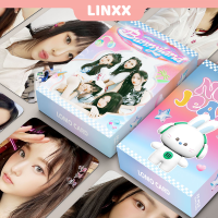 LINXX อัลบั้มผ้ายีนส์ NEWJEANS ชุดโปสการ์ดการ์ด Lomo ถ่ายภาพแบบ Kpop 55ชิ้น