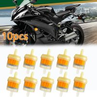 【cw】Motorcycle accessories 10pcs 1/4 quot; 6 7mm Motorcycle Hose Inline Gas Fuel Gas FilterParts Universal For Scooter Motorcycle Motorbike Gas Petrol Filters ！