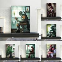 Disney Funny Art Star Wars Marvel Superhero Poster and Prints Canvas Painting Graffiti Art Bedroom Decor Living Room Decor