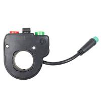 10-Inch M4 Waterproof Horn Steering Headlight 3-In-1 Switch for Kugoo Electric Scooter