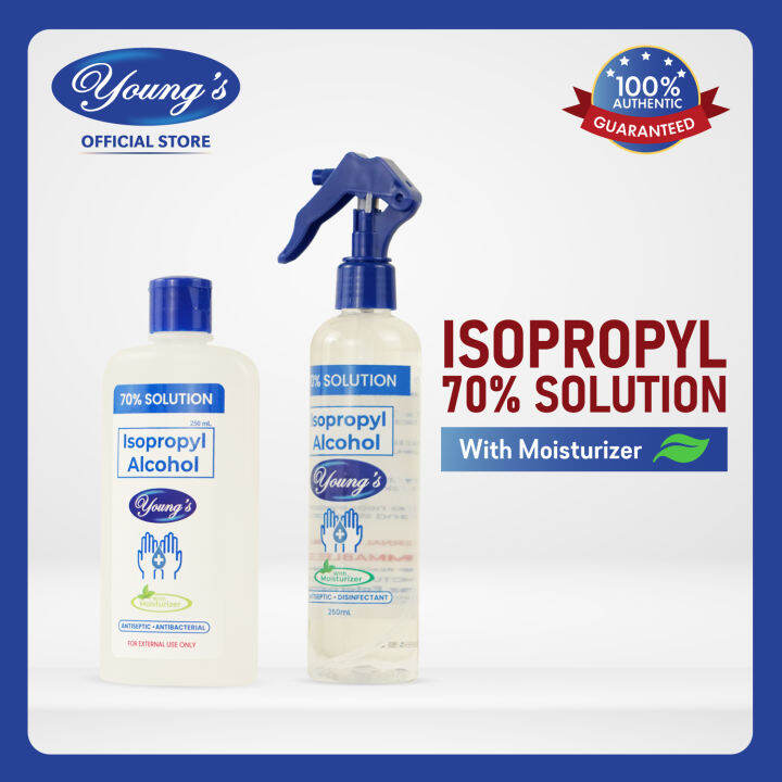 Buy1 And Get 1 250 Youngs 70 Solution Spray Isopropyl Alcohol With Moisturizer Lazada Ph 5961