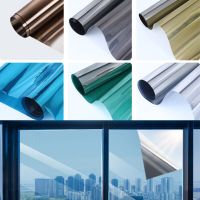 UV Protection Sticker Privacy Window Film Self Adhesive Sun Protection Film One Way Perspective Heat Insulation Glass Stickers Window Sticker and Film