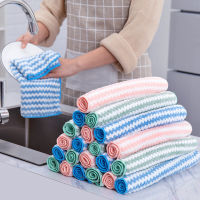 Cotton Cationic Coral ผ้าเช็ดตัวดูดซับน้ำ Oilless Washcloth ผ้าเช็ดทำความสะอาดห้องครัว