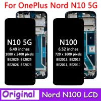 ต้นฉบับสำหรับ OnePlus Nord N10 5G BE2029จอแสดงผล LCD แผงหน้าจอทัชสกรีนแผงหน้าจอสัมผัสสำหรับ Oneplus Nord N100 BE2013ชิ้นส่วนอะไหล่ LCD