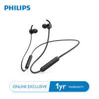 หูฟังอินเอียร์ไร้สายพร้อมไมโครโฟน Philips TAE1205BK/00 In-ear wireless headphones with mic Bluetooth 5.1 IPX4 รับประกันสินค้า 1 ปี