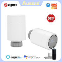 Aubess Tuya ZigBee สมาร์ทหม้อน้ำตัวกระตุ้นโปรแกรมอุณหภูมิหม้อน้ำวาล์วควบคุมอุณหภูมิสำหรับ Alexa Home