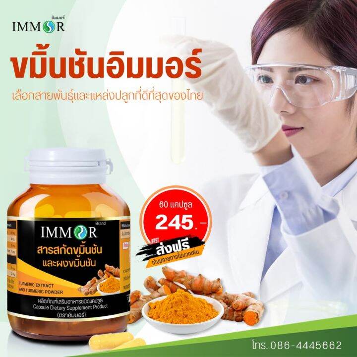 สารสกัดขมิ้นชันชนิดแคปซูล-immor