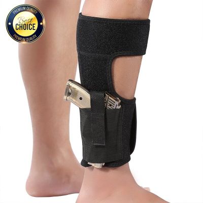 Tactical Universal Adjustable Concealed Black Carry Ankle Leg Pistol Shooting Gun Holster Hunting Accessories Adhesives Tape
