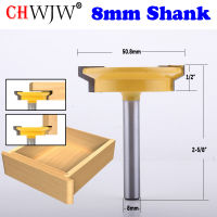 CHWJW 1PC 8mm Shank Straight Rail Stile Router Bit Woodworking Chisel Cutter เครื่องมือสําหรับงานไม้