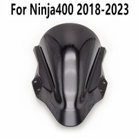 พอดีกับ400นินจา2018-2019-2020-2021-2022-2023สปอยเลอร์กระจกบังลมสำหรับ NINJA400อดีต400R กระจกรถยนต์กันลม Deflectore