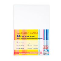 กระดาษการ์ดสี A4 180 แกรม สีขาว (แพ็ค 200 แผ่น) S.B.