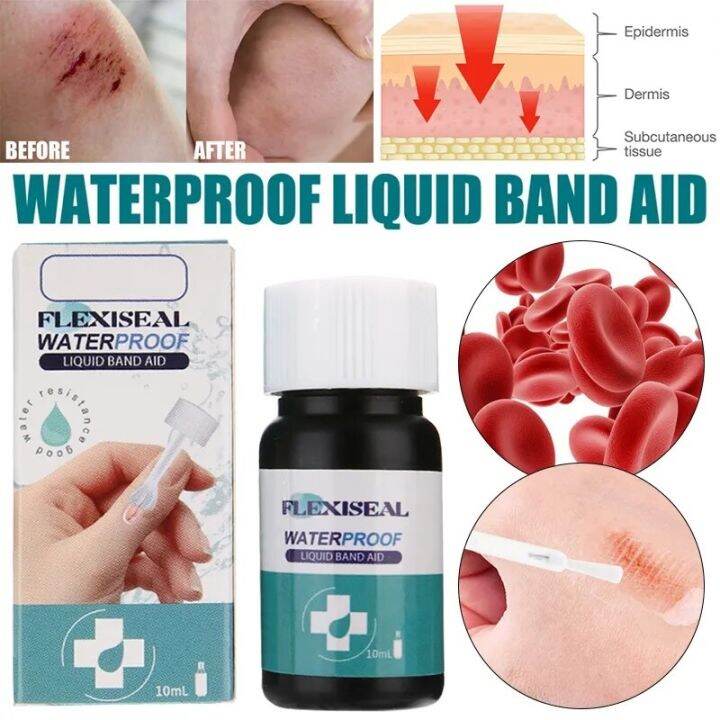 Campbell1 1 Set 10ml Liquid Bandage Medical Adhesive Hemostasis Plaster