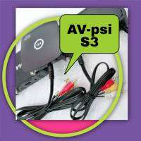 สายAV เข้า1ออก3  สำหรับต่อกล่องดาวเทียมpsi-S3