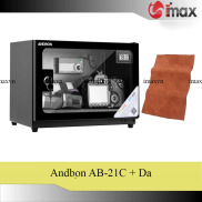 Tủ chống ẩm Andbon AB-21C  20 Lít - Công nghệ Japan + Tặng khăn lau len Da