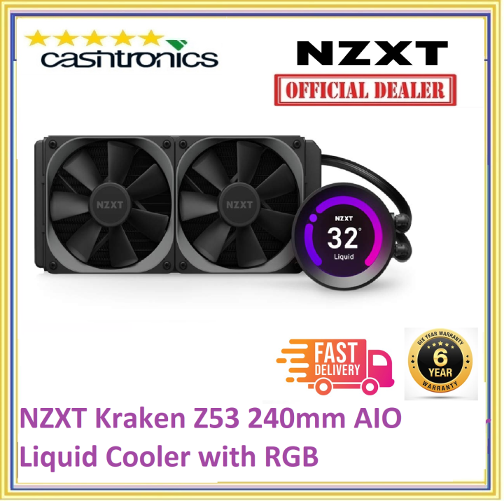 NZXT Kraken Z53 240mm AIO Liquid Cooler with RGB | Lazada Singapore