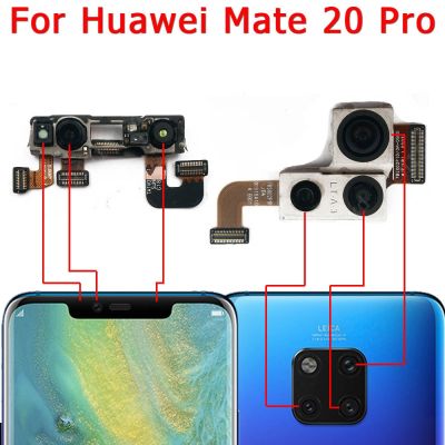 ต้นฉบับสําหรับ Huawei Mate 20 Pro Mate20 20Pro ด้านหลังด้านหน้ากล้องด้านหน้าหันหน้าไปทางโมดูลกล้องขนาดเล็กอะไหล่