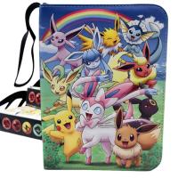 Pokemon Card Binder Album Game Collection Card Holder Top List Clip Zipper PU Material 400 Card Protector Kids Toy Birthday Gift