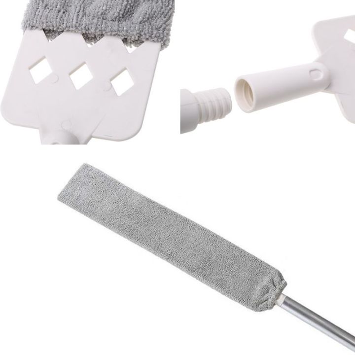 new-bedside-dust-brush-flexible-long-handle-mop-household-bed-bottom-clean-fur-hair-sweeping-dusty-microfibre-duster