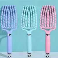 【YF】❁ↂ✠  Massage Comb Design Hair and Tie Massager Tools  Hairbrush Scalp