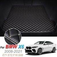 เสื่อท้ายรถหนังสำหรับ BMW X6 2008-2021 E72 E71 F16 G06ท้ายรถถาดพรมอุปกรณ์เสริมไลเนอร์กระบะตามสั่ง