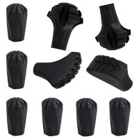 10 Pcs Trekking Pole Caps Replacement Accessories Trekking Tips End for Hiking Trekking Stick