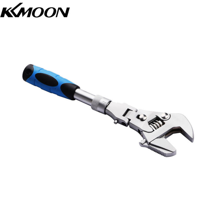 kkmoon-ประแจปรับได้อเนกประสงค์-การบำรุงรักษาในครัวเรือนมือจับ-ประแจประแจบำรุงรักษาร่มพกพาเครื่องปรับอากาศในห้องน้ำ