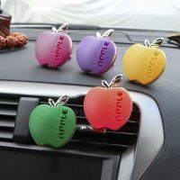 【DT】 hotCar Perfume Air Freshener Apple Shape Original Fragrance Orange Lemon Apple Strawberry Lavender Scent Automobile Accessories !